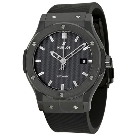 Hublot Classic Fusion Black Carbon Fiber Dial Automatic Black 